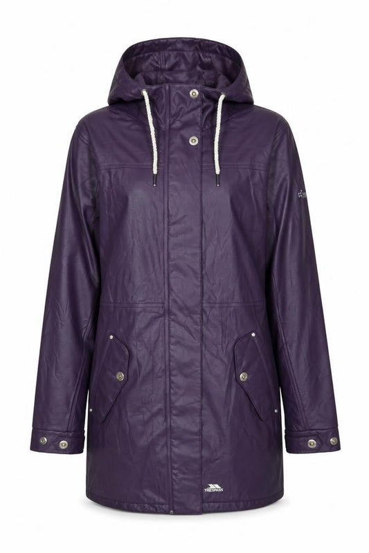Womens UK Size 10 Trespass Purple Parka Coat