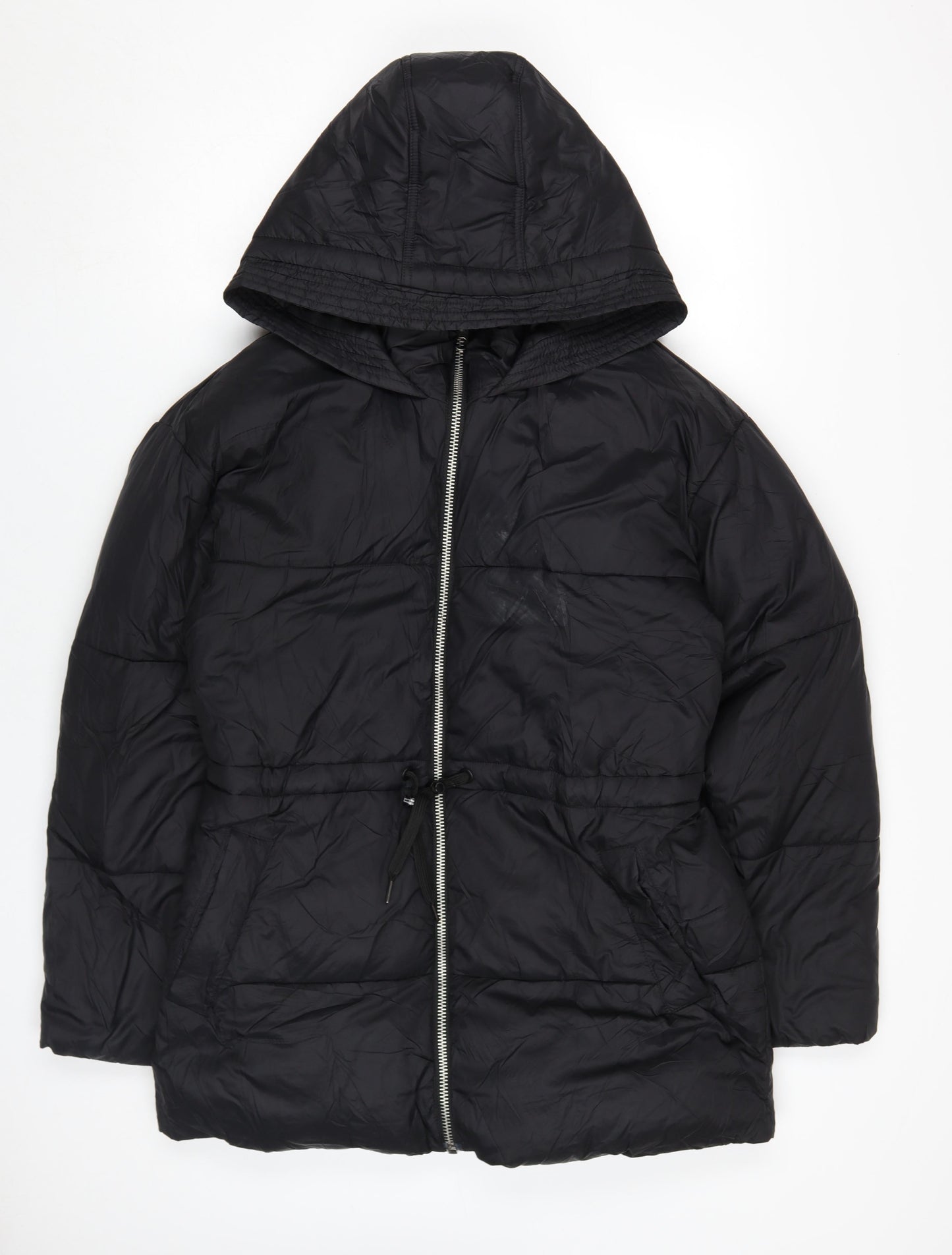 Womens UK Size 8 VERO MODA Black Puffer Jacket