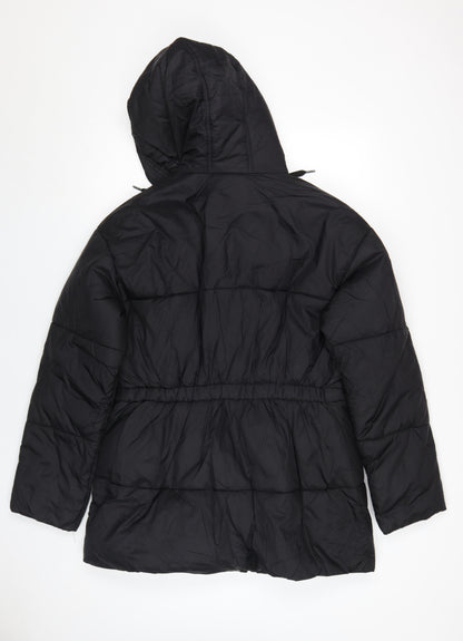 Womens UK Size 8 VERO MODA Black Puffer Jacket