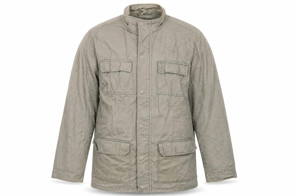 Mens UK Size M Etcetera Beige Military Jacket