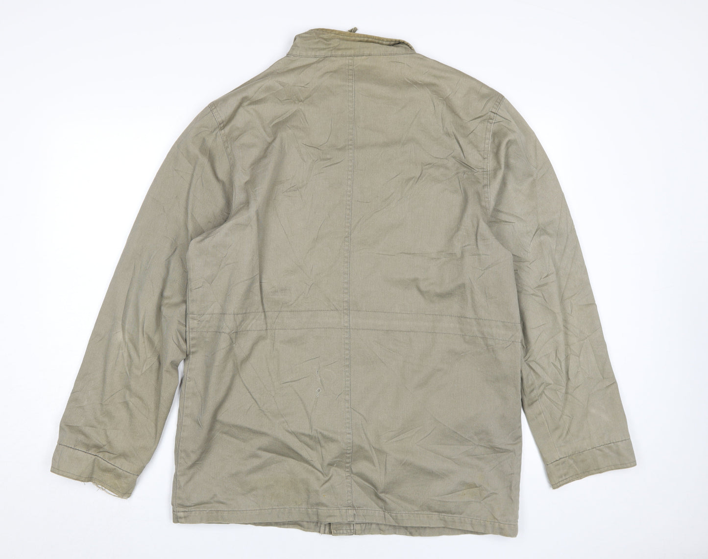 Mens UK Size M Etcetera Beige Military Jacket