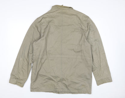 Mens UK Size M Etcetera Beige Military Jacket