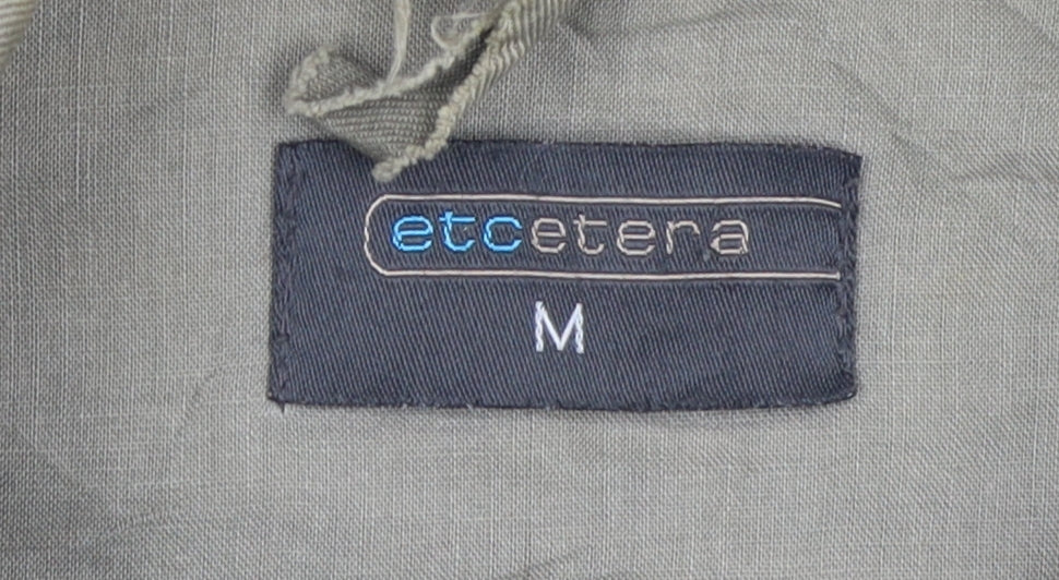 Mens UK Size M Etcetera Beige Military Jacket