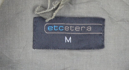 Mens UK Size M Etcetera Beige Military Jacket