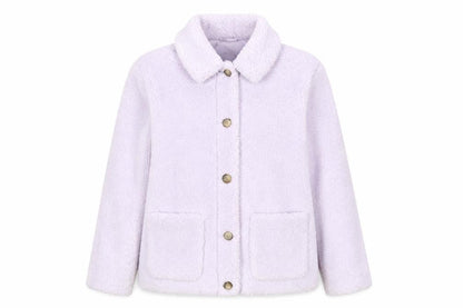 Marks & Spencer Women's Purple Fleece Jacket Size 10