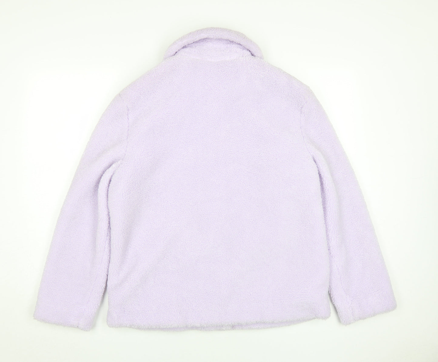 Marks and Spencer Women's Purple Fleece Jacket Size 10