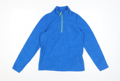 Mountain Warehouse Boys Blue 1/4 Zip Fleece Sweatshirt 11-12 Years