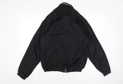 Mens UK Size S Rockport Black Windbreaker Coat