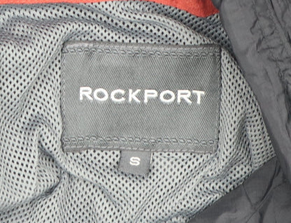 Mens UK Size S Rockport Black Windbreaker Coat