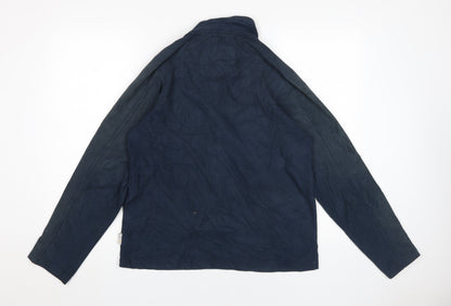 Mens UK Size S Regatta Blue 1/4 Zip Sweatshirt