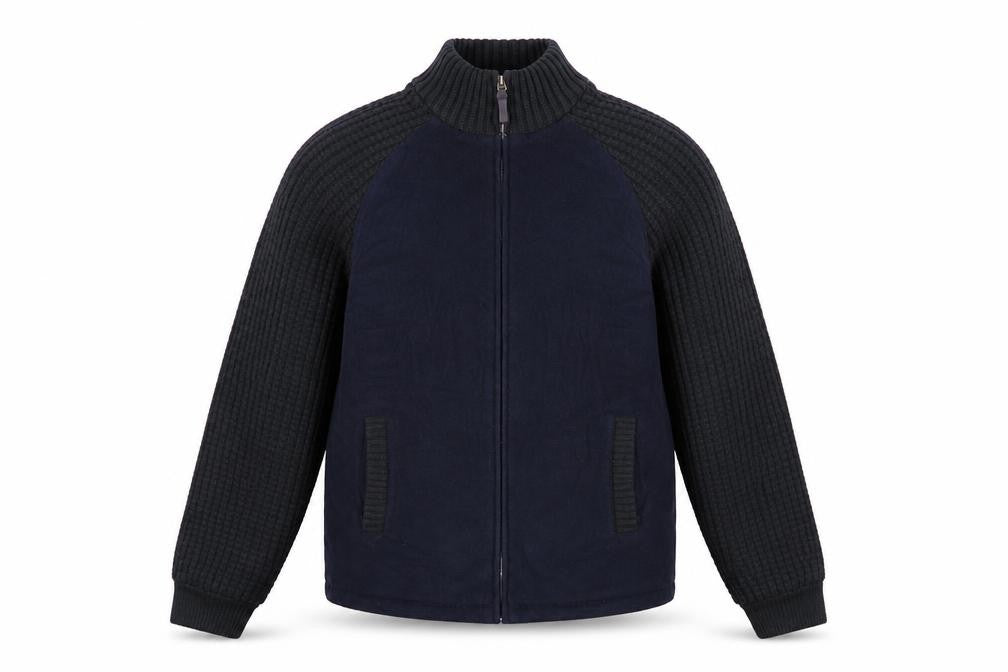 Mens UK Size M Kensington Eastside Black Bomber Jacket