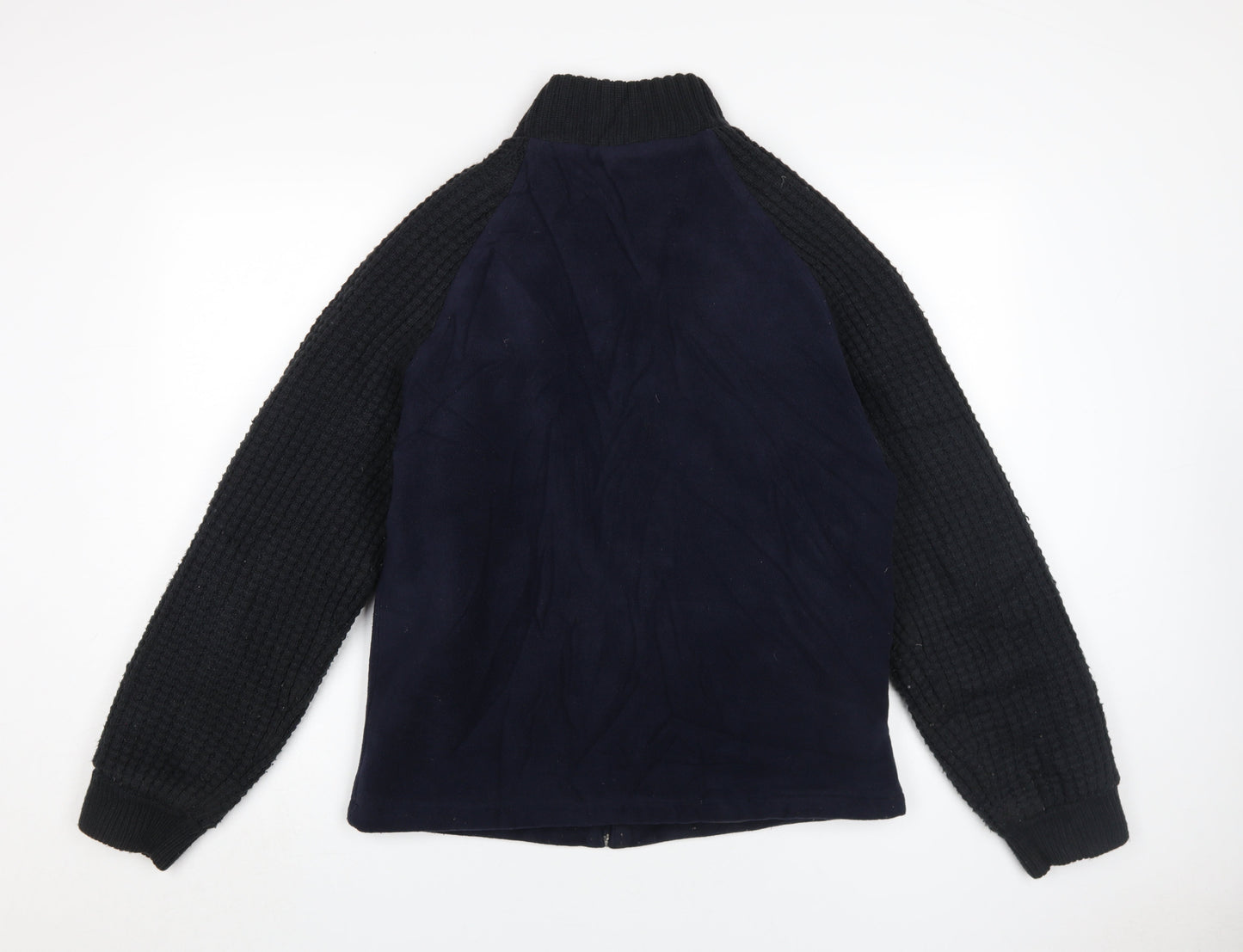 Mens UK Size M Kensington Eastside Black Bomber Jacket