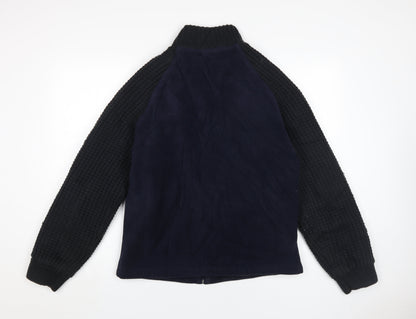 Mens UK Size M Kensington Eastside Black Bomber Jacket