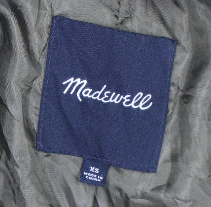 Madewell Women's XS Green Puffer Jacket Hooded