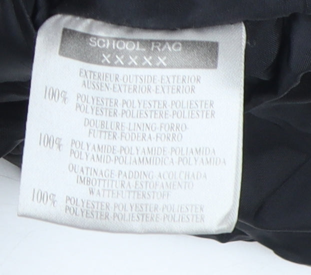 School Rag Women's Black Puffer Jacket Size 6