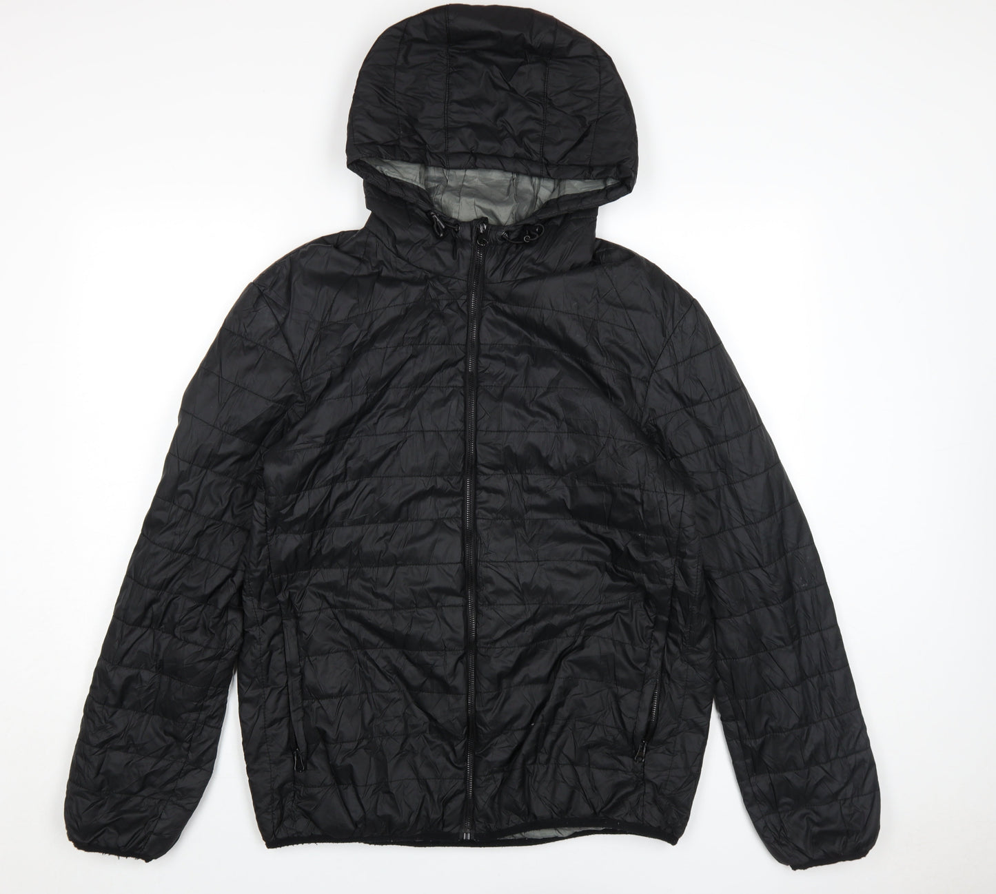 Mens UK Size M Greenwoods Black Puffer Jacket