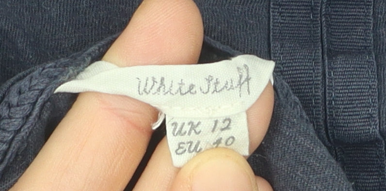 Womens UK Size 12 White Stuff Blue  Blouse