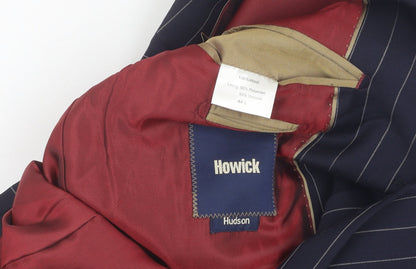 Mens UK Size 44 Howick Regular Blue Suit Jacket