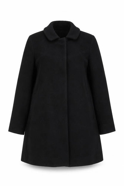 Eastex Women's Black Wool Overcoat Size 10