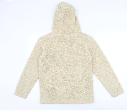 Mountain Warehouse Girls Beige Fleece Hoodie PRS