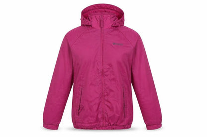 Womens UK Size 10 Outdoor Essentials Pink Windbreaker Coat
