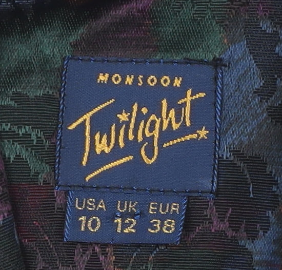 Monsoon Women's Multicoloured Floral Suit Jacket Size 12