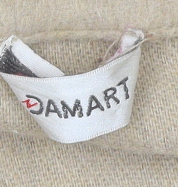 Damart Women's Beige Wool Blend Button-Up Jacket Size 16