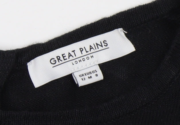 Womens UK Size 12 Great Plains Black Pullover Jumper