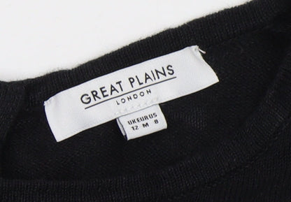 Womens UK Size 12 Great Plains Black Pullover Jumper