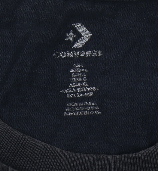Mens UK Size S Converse Black  T-Shirt