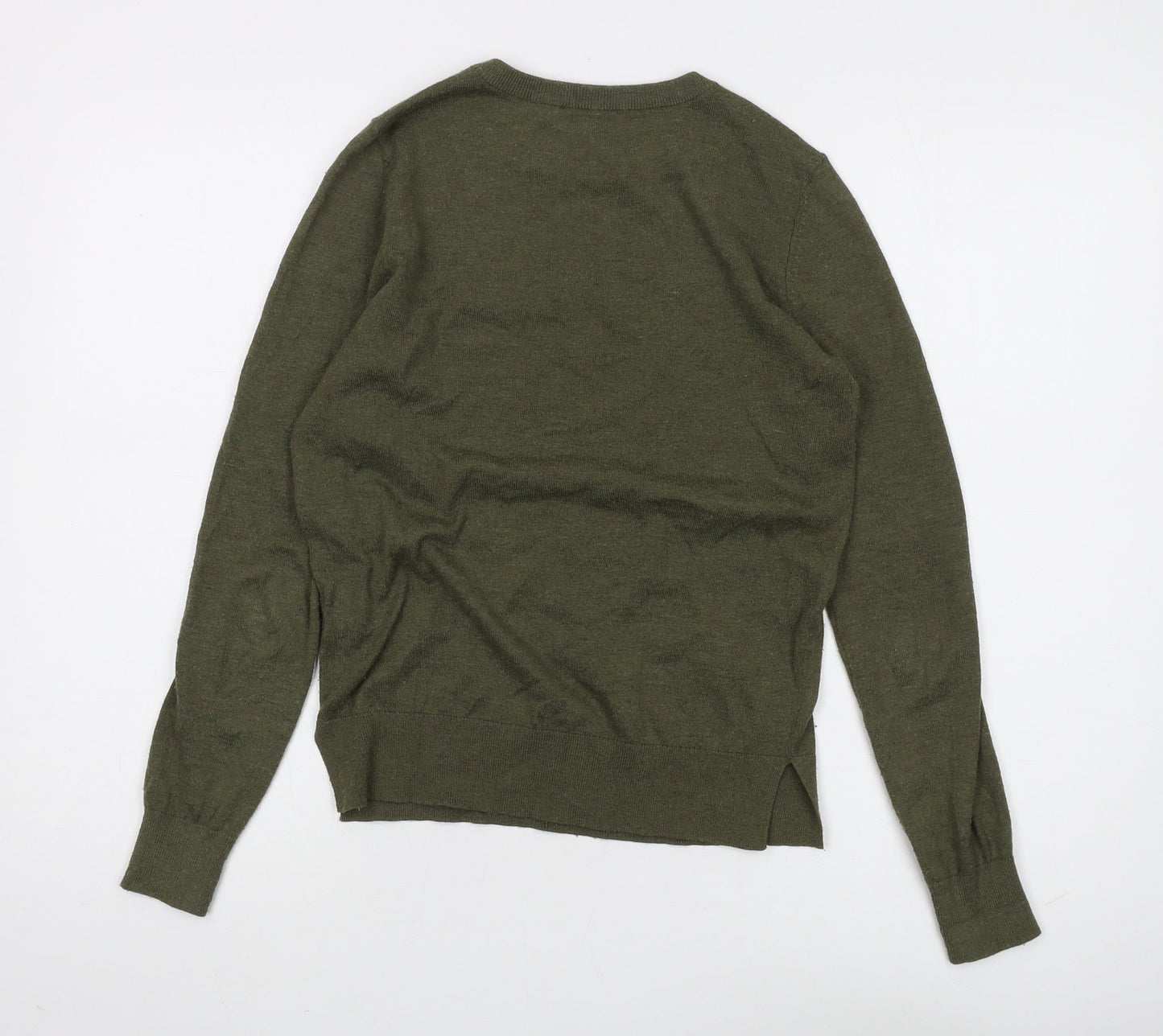 Womens UK Size 8 Warehouse Green Pullover Jumper
