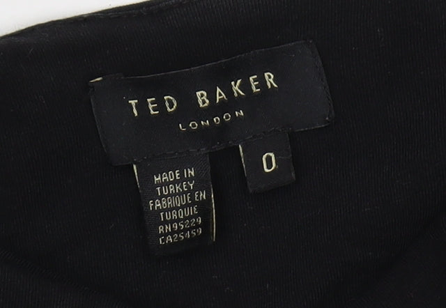 Ted Baker Women’s Black Bodysuit, 2XS