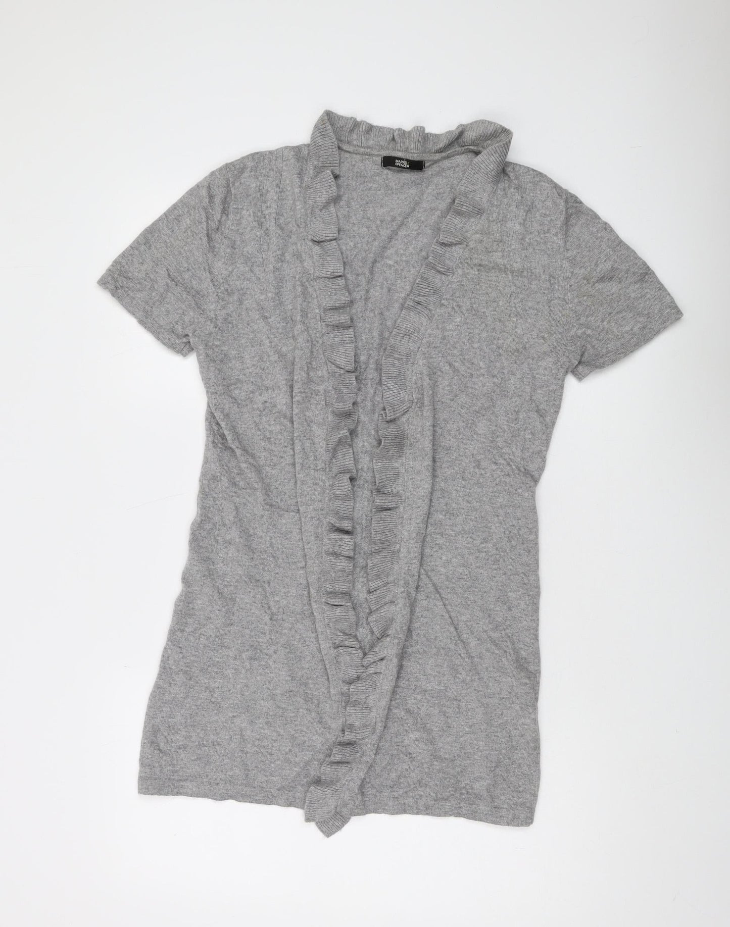 Womens UK Size 12 Marks and Spencer Grey Cardigan Jumper