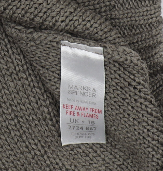 Womens UK Size 16 Marks and Spencer Grey  Jumper