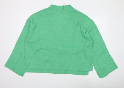 Womens UK Size XL Marks and Spencer Green Pullover Jumper