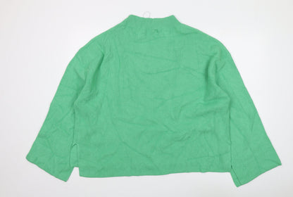 Womens UK Size XL Marks and Spencer Green Pullover Jumper