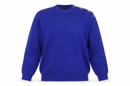 Womens UK Size M Marks and Spencer Blue Pullover Jumper