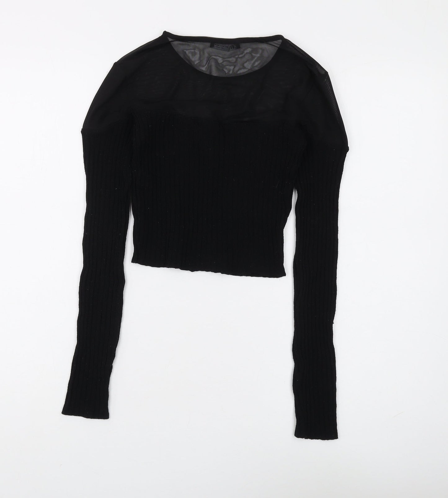 Womens UK Size 6 Zara Black Pullover Jumper