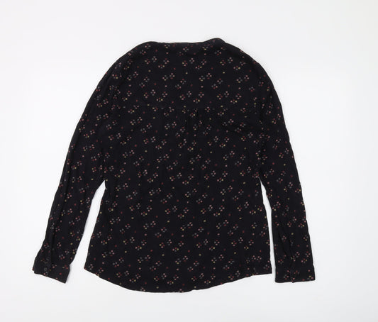 Womens UK Size 10 Marks and Spencer Black  Blouse