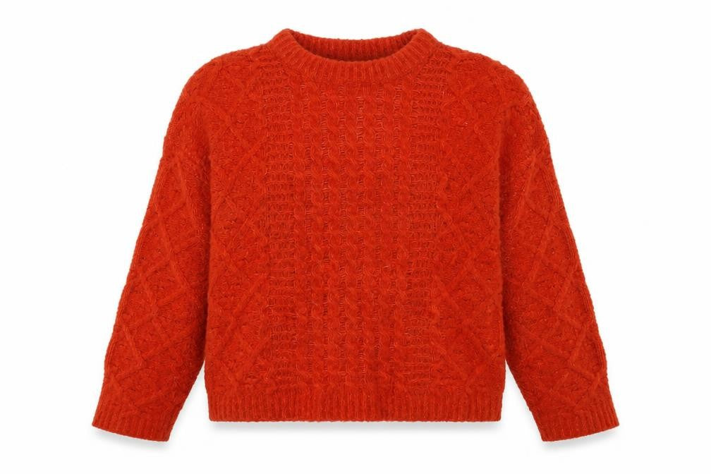 Womens UK Size M Topshop Red Pullover Jumper