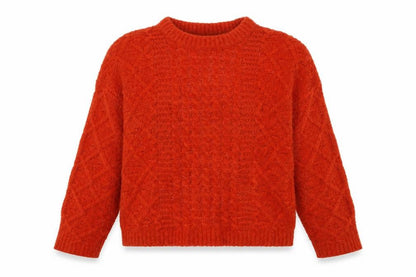 Womens UK Size M Topshop Red Pullover Jumper