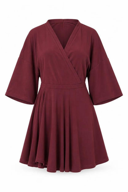 Silence + Noise Women's Red Wrap Dress