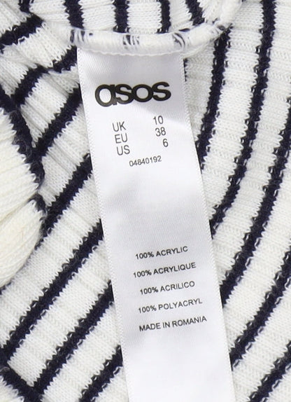 Womens UK Size 10 ASOS Black Pullover Jumper