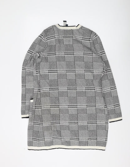 Womens UK Size M Viyella Grey Cardigan Jumper