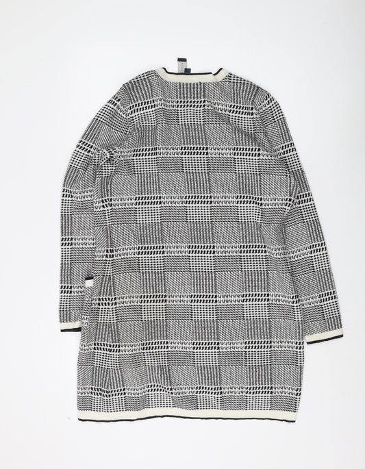 Womens UK Size M Viyella Grey Cardigan Jumper