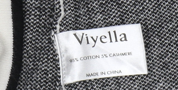 Womens UK Size M Viyella Grey Cardigan Jumper