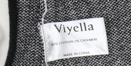 Womens UK Size M Viyella Grey Cardigan Jumper