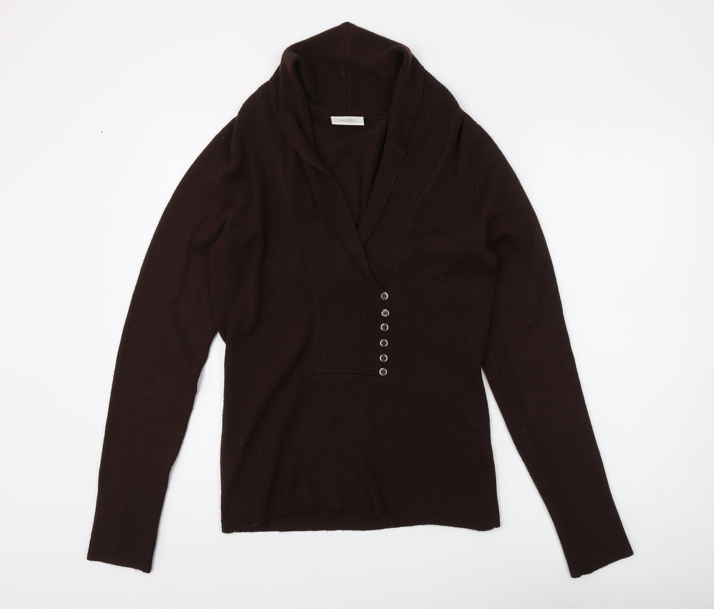 Womens UK Size 10 Wallis Brown Pullover Jumper