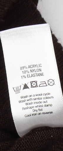 Womens UK Size 10 Wallis Brown Pullover Jumper