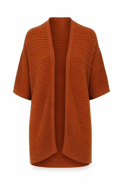 Womens UK Size 6 Warehouse Brown Cardigan Jumper